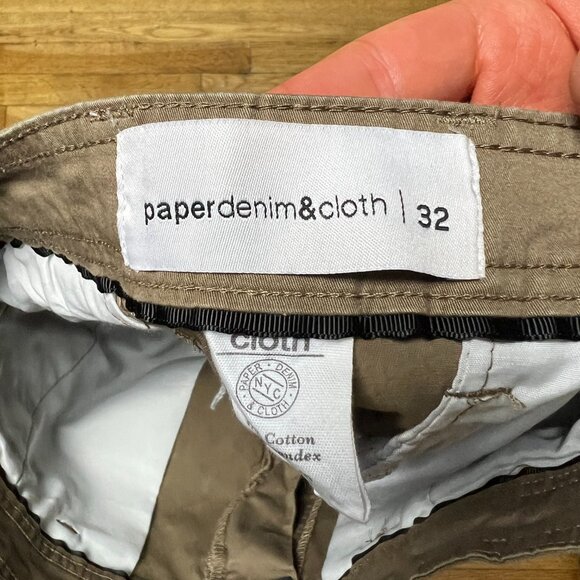 Paper Denim & Cloth Mens Brown Shorts Size 32 - Picture 3 of 7